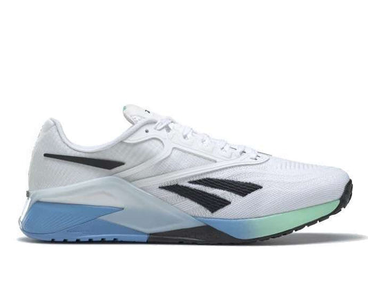 Reebok Men's Nano X2 Training Shoes - Ftwr White / Essential Blue / Hint Mint GZ0886