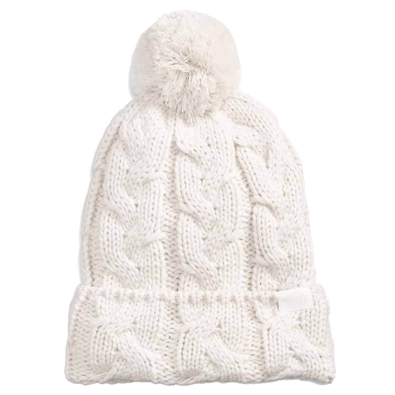 The North Face Women's Cable Minna Pom Beanie - Gardenia White