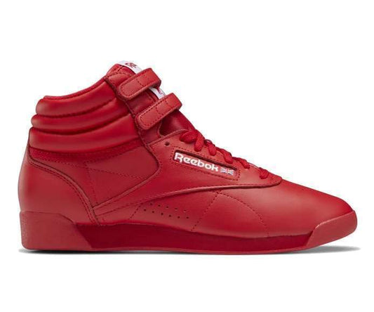 Reebok Women's Freestyle Hi Shoes GV6724 Vector Red / Vector Red / Ftwr White