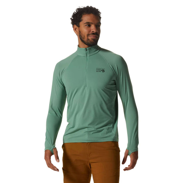 Mountain Hardwear Men's Crater Lake 1/2 Zip 1993351-358 Aloe