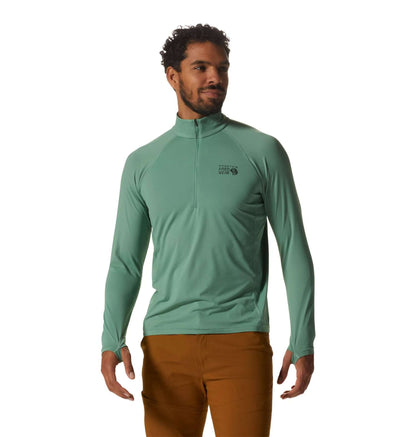 Mountain Hardwear Men's Crater Lake 1/2 Zip 1993351-358 Aloe