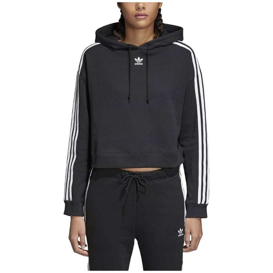 adidas Originals Women's Cropped Hoodie in a trendy design, showcasing the adidas logo.
