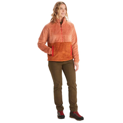 Marmot Women's Homestead Sherpa 1/2-Zip Fleece, a cozy and stylish layer for chilly days.
