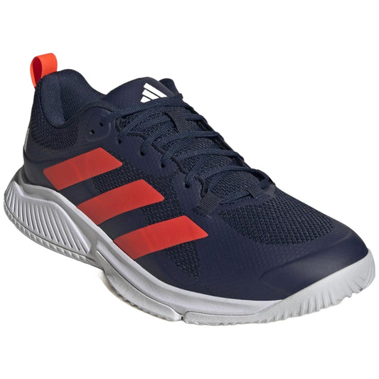adidas Men's Court Team Bounce 2.0 athletic shoes, featuring Bounce cushioning, durable rubber outsole, and a breathable upper for maximum comfort and style.