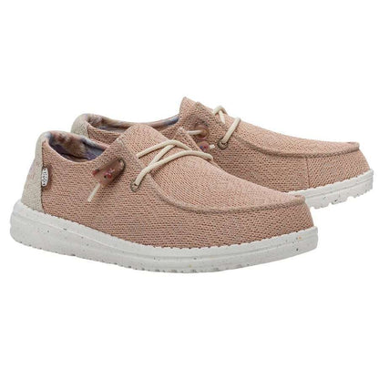 Hey Dude Women's Wendy Knit II Shoes - Pink Salt
