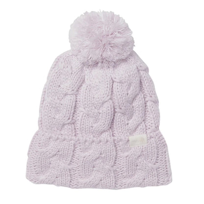 North Face Cable Minna Pom Beanie Lavender Fog