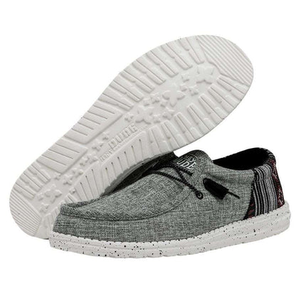 Hey Dude Men's Wally Funk Shoes - Black Aztec