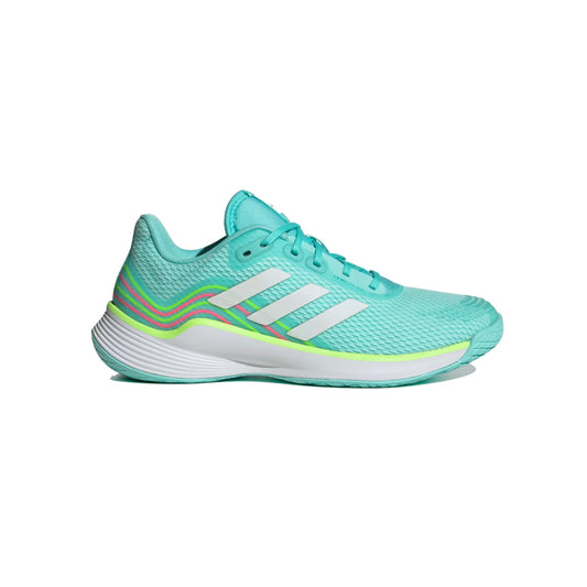 adidas Women's Novaflight Indoor Field Hockey Shoes, designed for agility and traction.