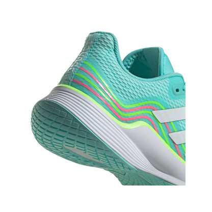 adidas Women's Novaflight Indoor Field Hockey Shoes, designed for agility and traction.