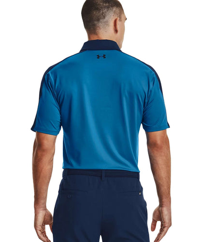 Under Armour Men's UA T2G Blocked Polo 1370112-474 Victory Blue / Academy