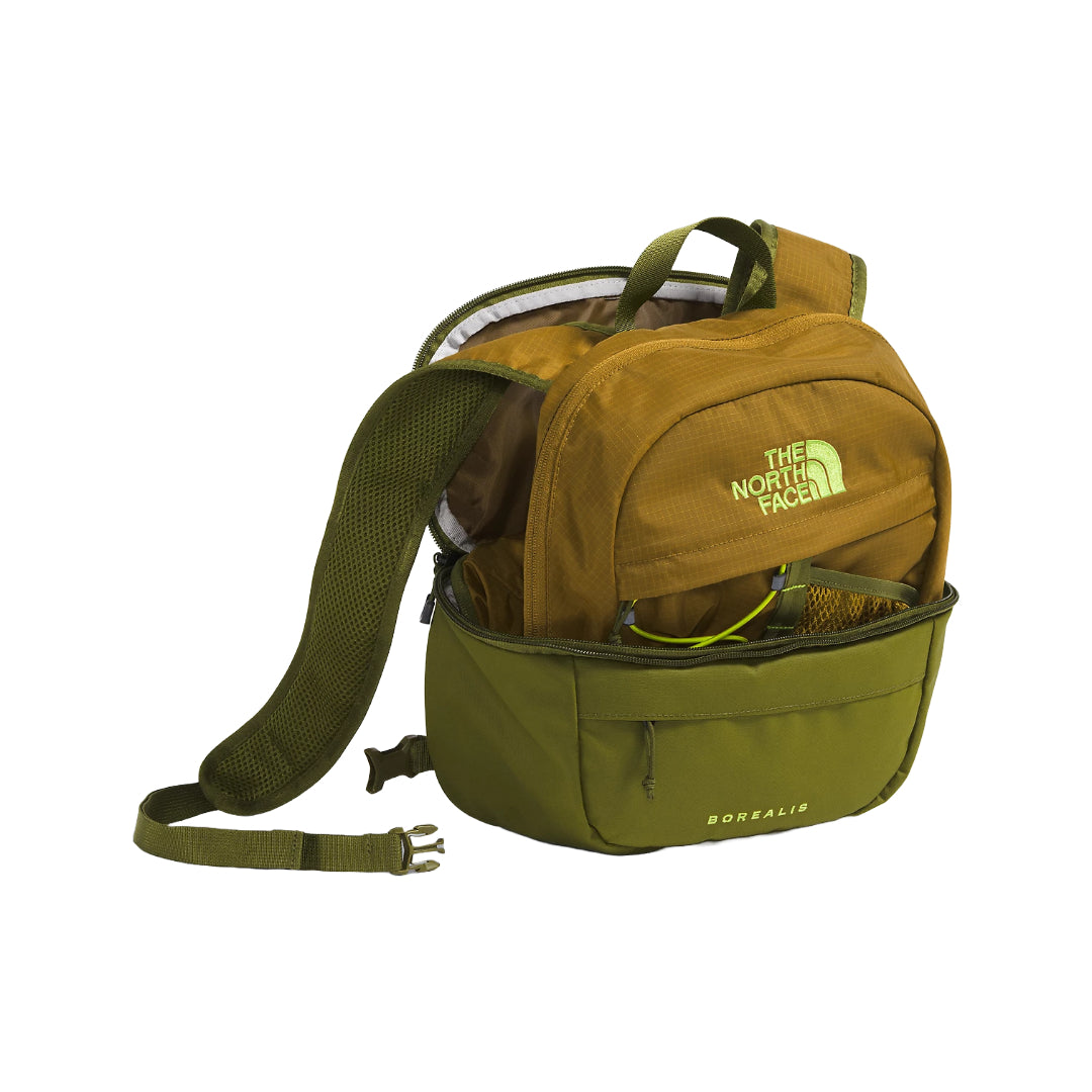 The North Face Borealis Convertible Pack , showcasing its versatile design that allows it to be used as a backpack or tote.