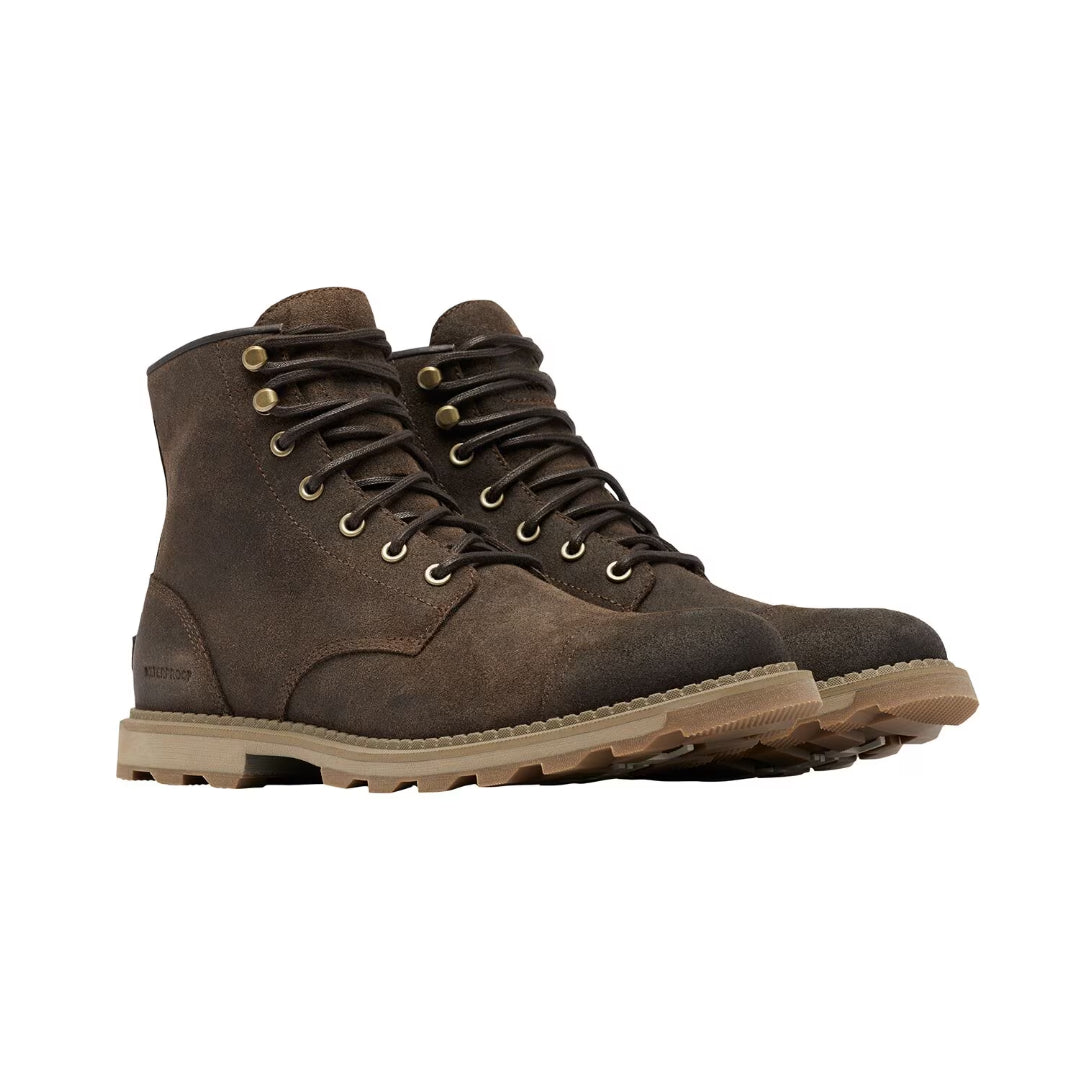Sorel Men's Madson II Chore Waterproof Boot designed for durability and comfort with a sleek waterproof finish and rugged outsole.