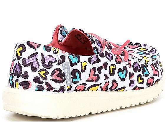 Hey Dude Girl's Wendy Toddler - White Leopard 160020170