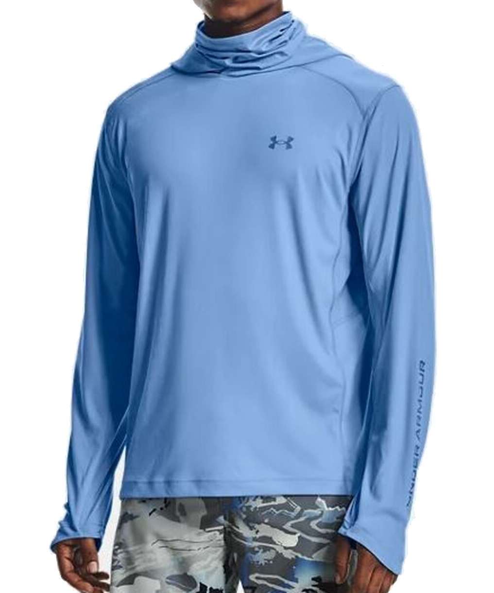 Under Armour Men's UA Iso-Chill Shorebreak Gaiter Hoodie 1368115 475 Carolina Blue / Metallic Faded Gold 