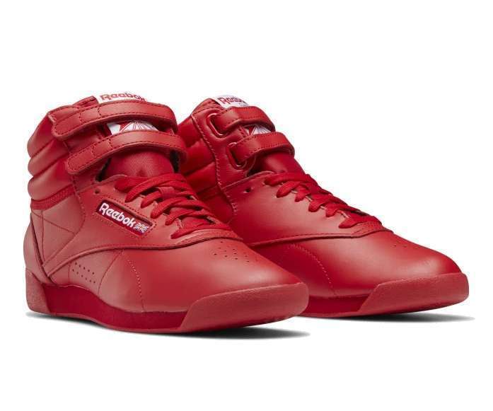 Reebok Women's Freestyle Hi Shoes GV6724 Vector Red / Vector Red / Ftwr White
