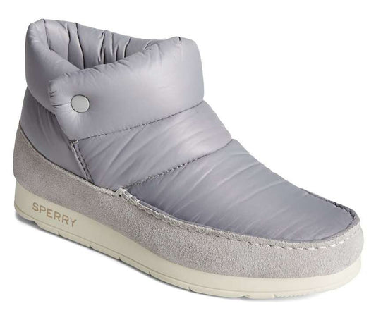 Sperry Women's Moc-Sider Nylon Bootie - Grey STS87982