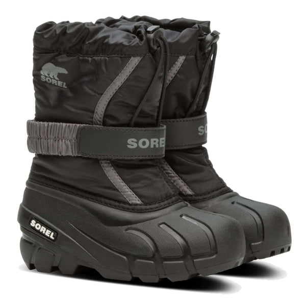 SOREL Childrens Flurry Boot Black City Grey NC1965-016