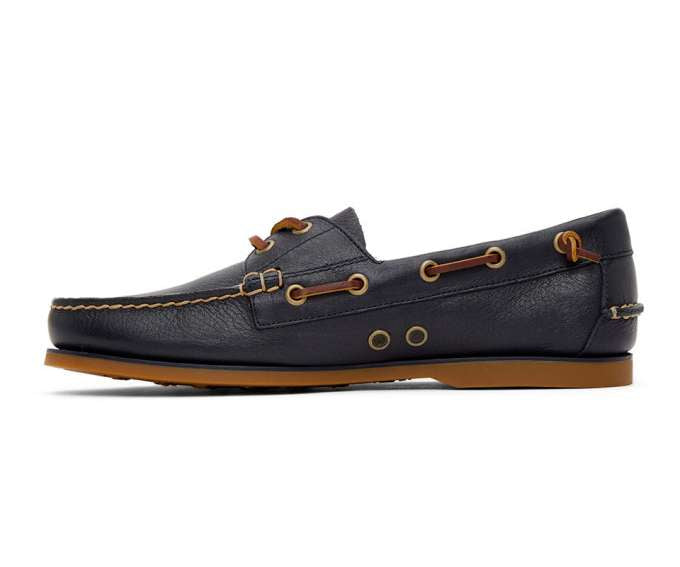 Polo Merton Smooth Leather Boat Shoe 803785000002 Navy