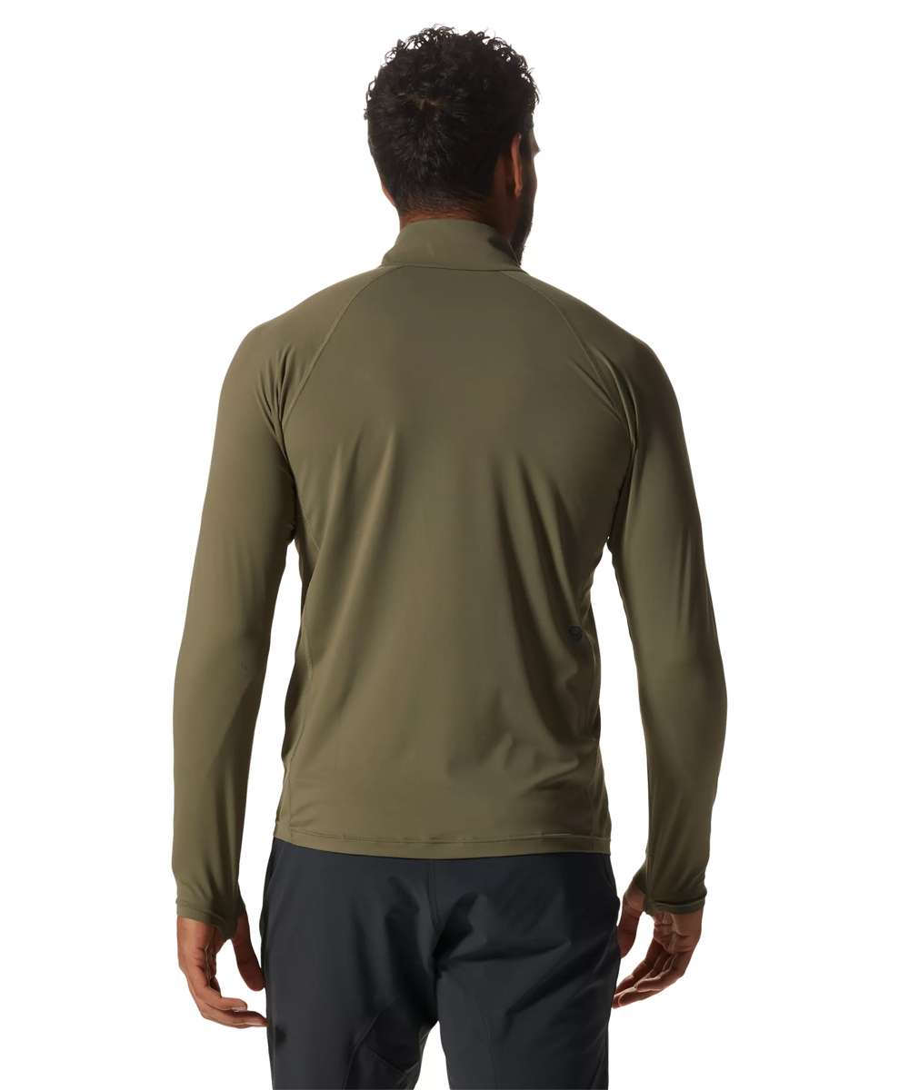 Mountain Hardwear Men's Crater Lake 1/2 Zip 1993351-397 Stone Green