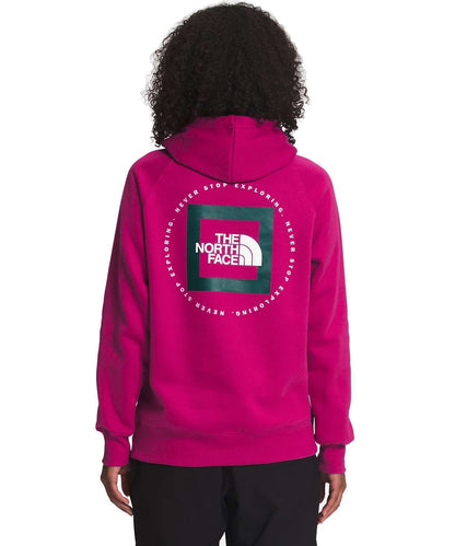 The North Face Women’s Geo NSE Hoodie - Fuschia Pink/Ponderosa Green (NF0A7UPT7V8