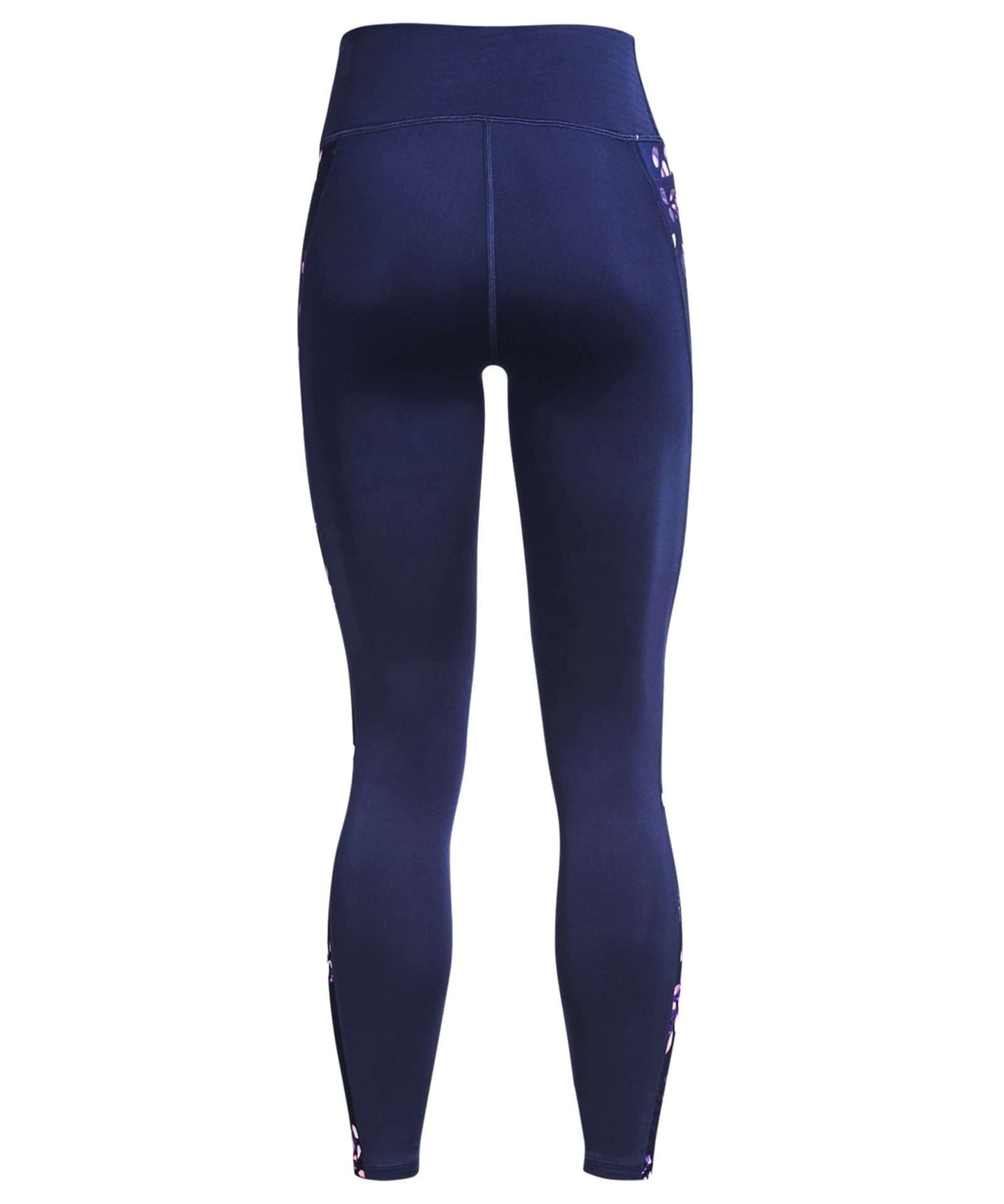 Under Armour Women's ColdGear Waistband Ankle Leggings 1365784 410 Midnight Navy / Twilight Purple