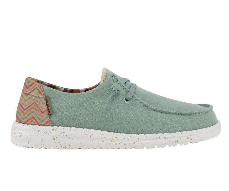 Hey Dude Women's Wendy Chambray - Aloe 121418355