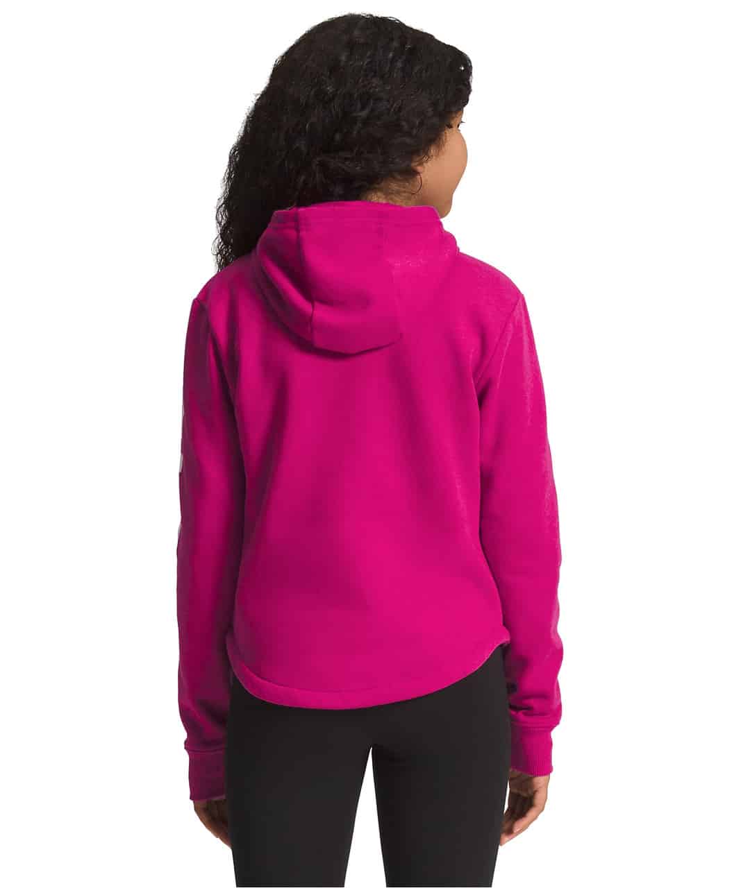 The North Face Girls’ Camp Fleece Pullover Hoodie - Fuschia Pink