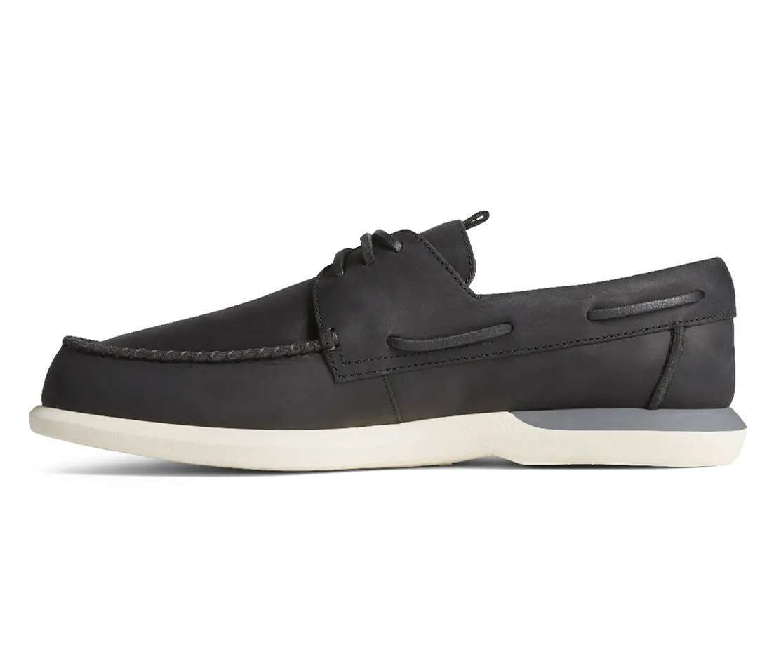 Sperry Men's Authentic Original PLUSHWAVE 2.0 Boat Shoe STS24388 Black