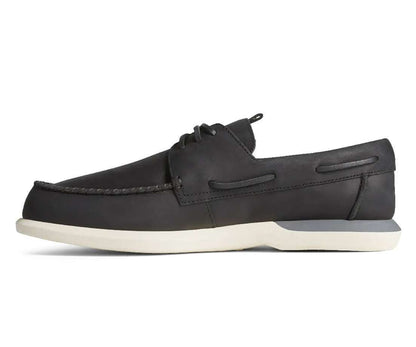 Sperry Men's Authentic Original PLUSHWAVE 2.0 Boat Shoe STS24388 Black