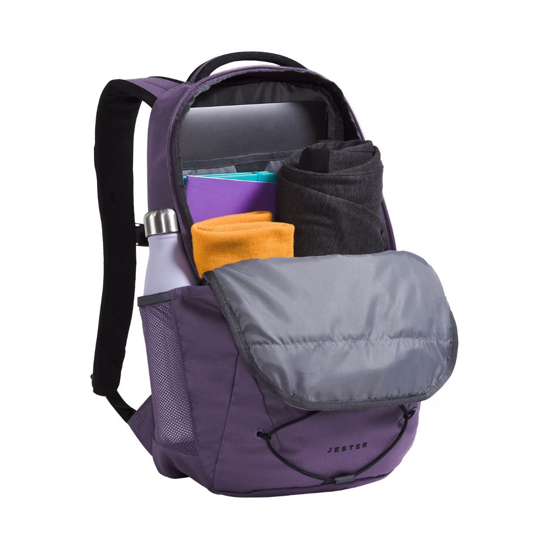 The North Face Jester Backpack with ample storage and ergonomic design.