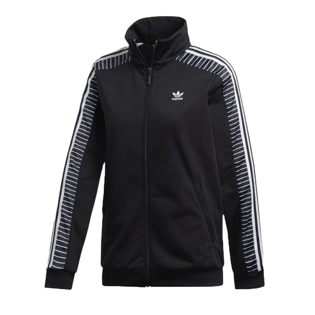 Stand out in style with adidas Originals Women's Track Top, a sporty and chic jacket featuring the iconic trefoil logo for a fashionable edge.