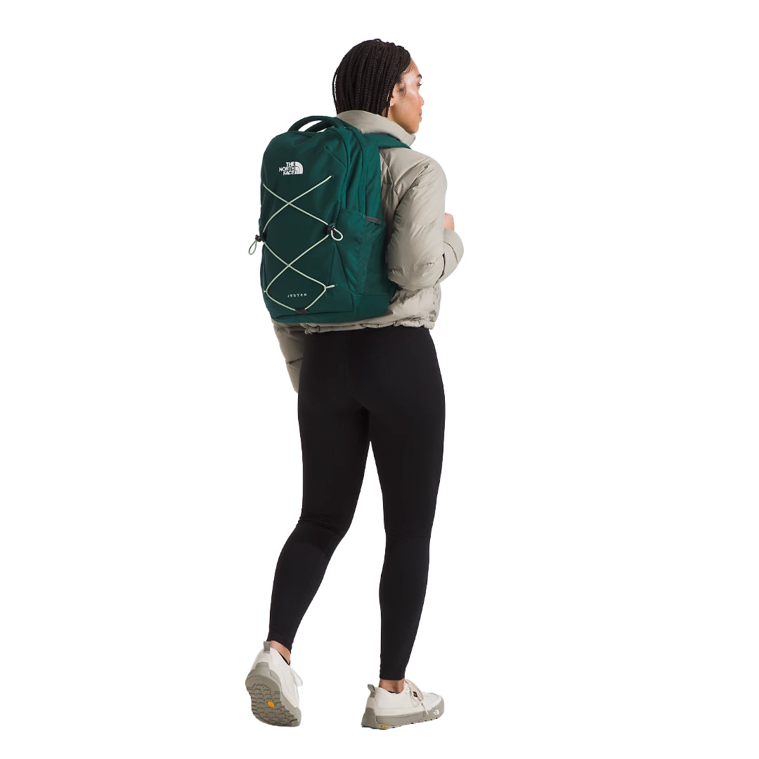 The North Face Women's Jester Backpack: Comfort and organization for your daily adventures.