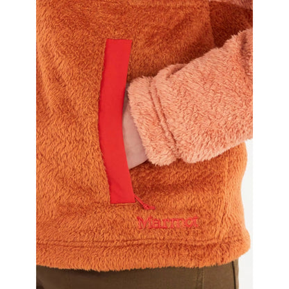 Marmot Women's Homestead Sherpa 1/2-Zip Fleece, a cozy and stylish layer for chilly days.