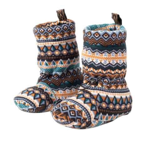 Kavu Cabin Toes polar fleece sock booties - Chalet Knit