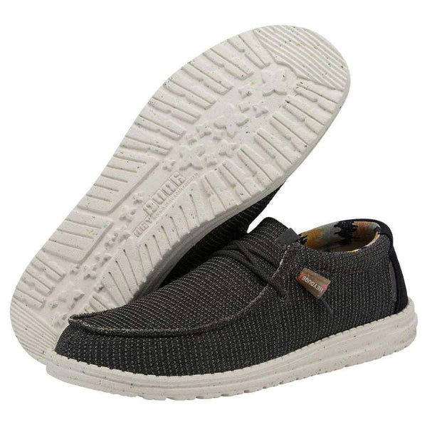 Hey Dude Men's Wally Knit Shoes - Charcoal