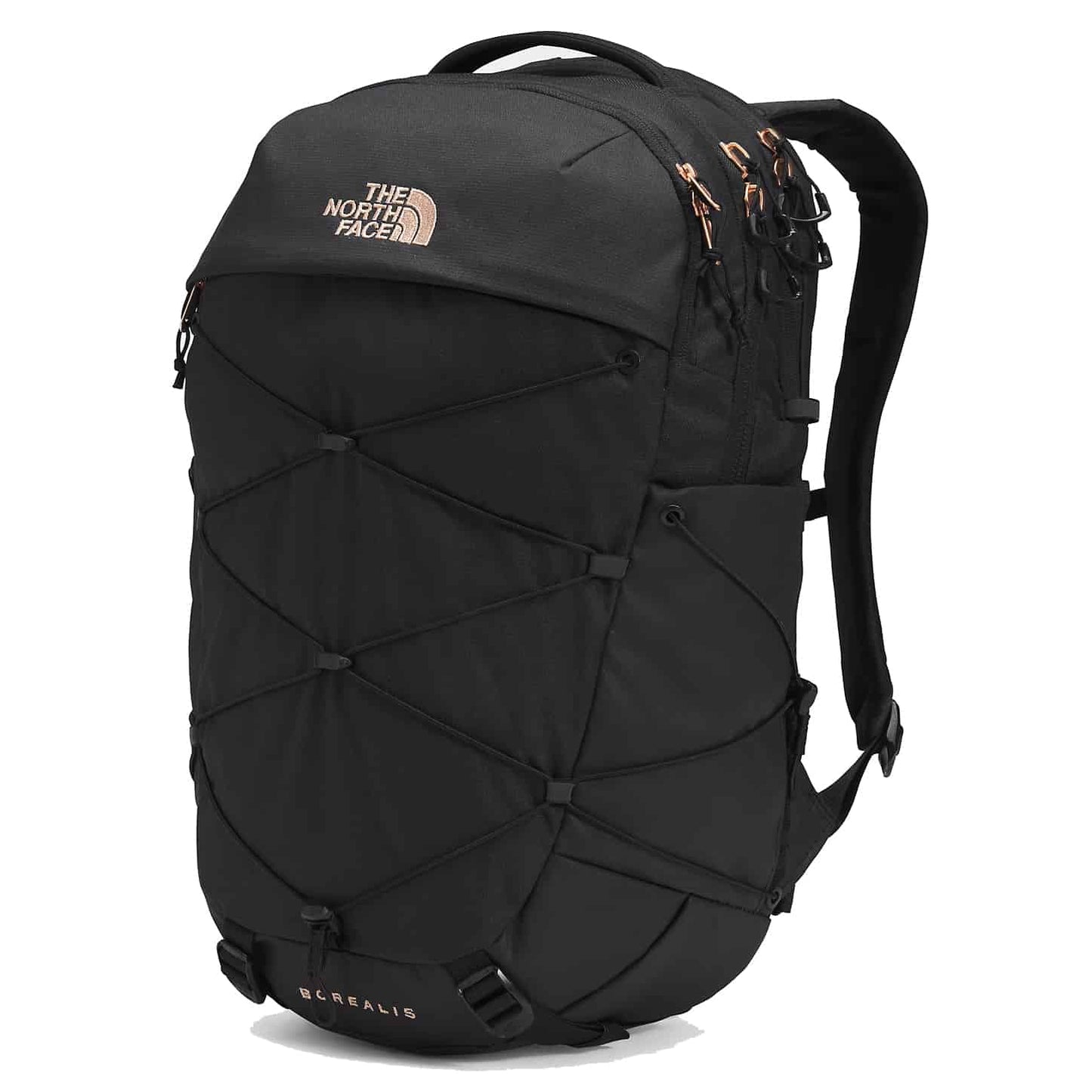 The North Face Women’s Borealis Backpack - TNF Black/Burnt Coral Metallic