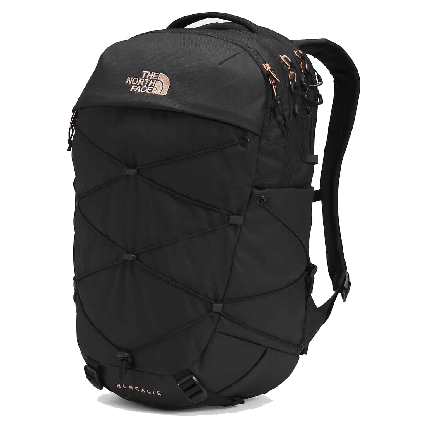The North Face Women’s Borealis Backpack - TNF Black/Burnt Coral Metallic