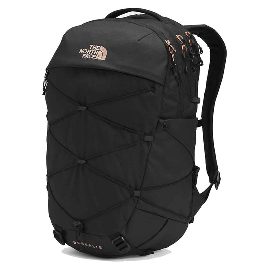 The North Face Women’s Borealis Backpack - TNF Black/Burnt Coral Metallic