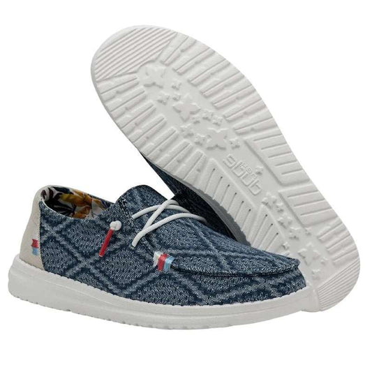 Hey Dude Women's Wendy BOHO Shoes - True Blue