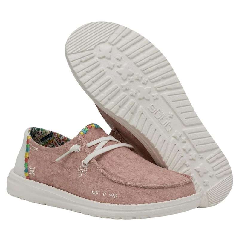 Hey Dude Women's Wendy BOHO Shoes - Rose