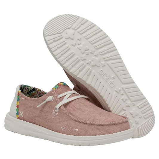Hey Dude Women's Wendy BOHO Shoes - Rose