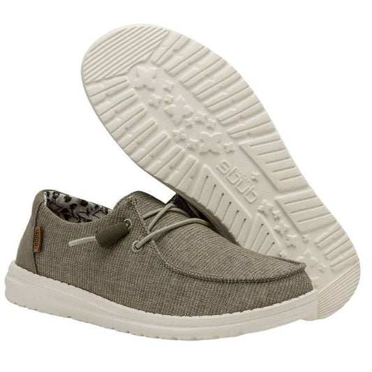 Hey Dude Women's Wendy Chambray Shoes - Sage