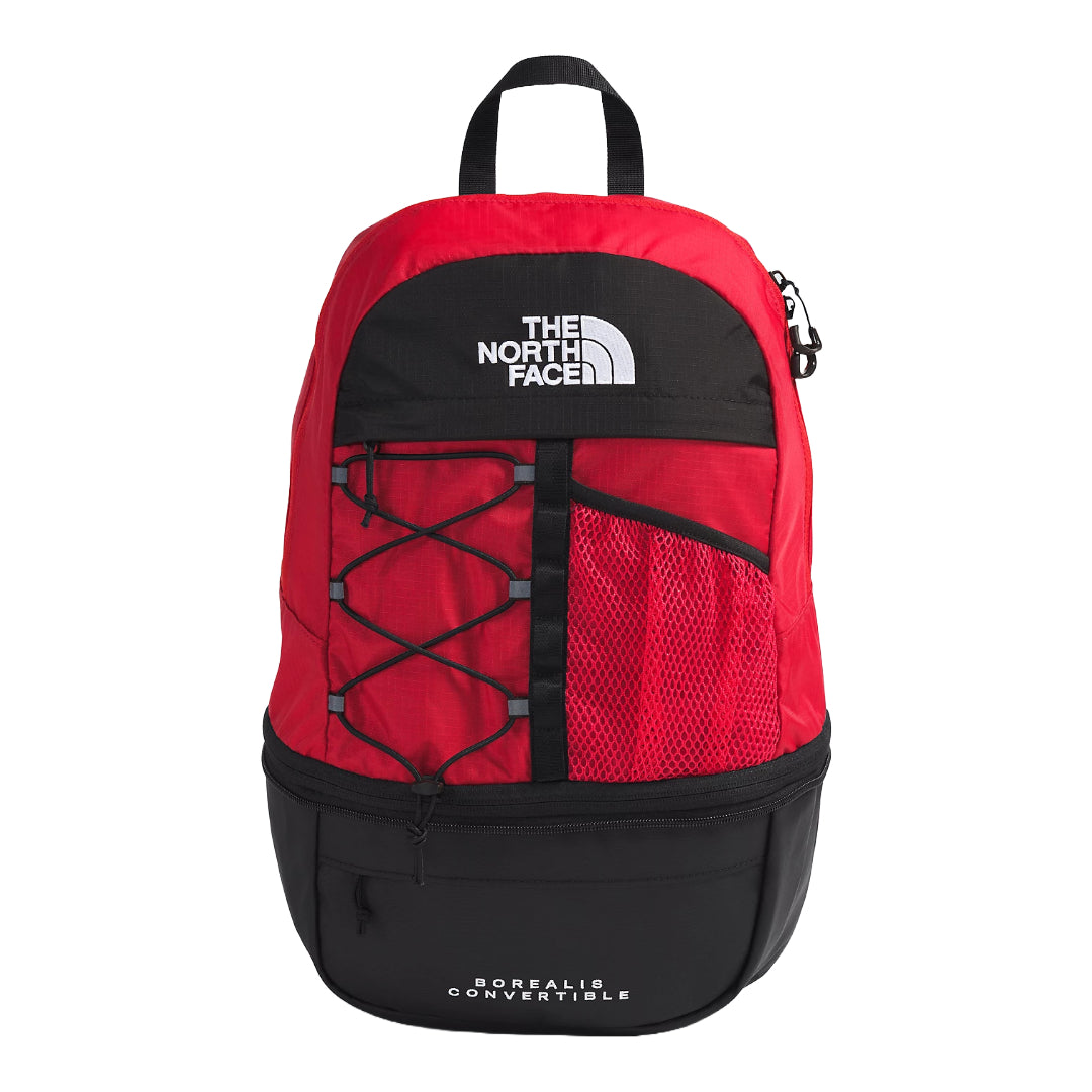 The North Face Borealis Convertible Pack , showcasing its versatile design that allows it to be used as a backpack or tote.