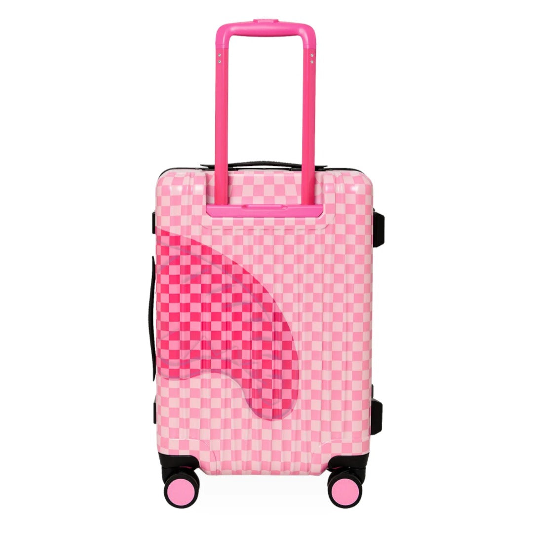 SPRAYGROUND Pink Sip Patch Carry-On Hand Luggage 910CL316