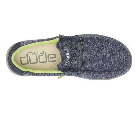 Hey Dude Boy’s Wally Youth Stretch Navy 130132556