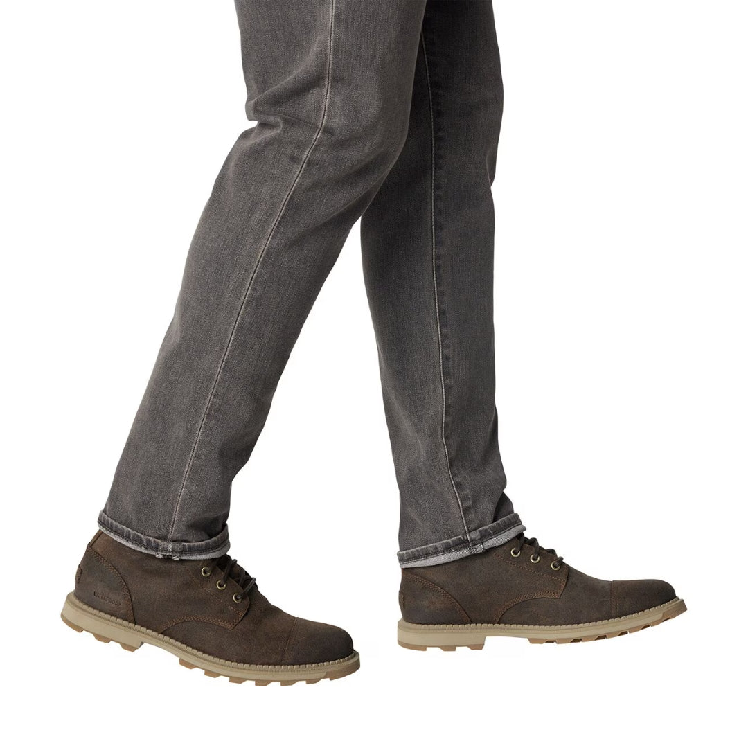 Sorel Men's Madson II Chore Waterproof Boot designed for durability and comfort with a sleek waterproof finish and rugged outsole.
