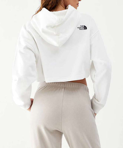 The North Face Women’s Coordinates Crop Drop Pullover Hoodie NF0A55UYFN4 TNF White