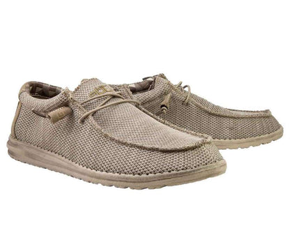 Hey Dude Men's Wally Sox - Beige 110350500