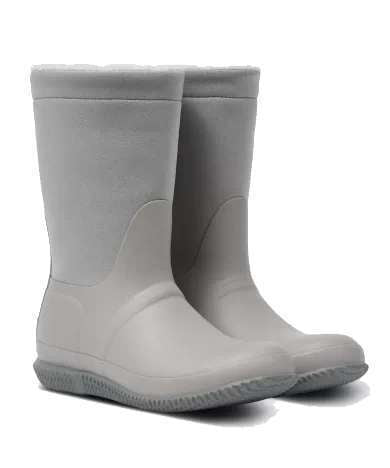 Hunter Women's Original Insulated Roll Top Sherpa Boots - Steall Light Grey (WFT2052NRE)