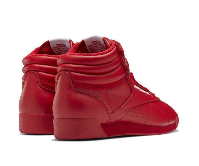 Reebok Women's Freestyle Hi Shoes GV6724 Vector Red / Vector Red / Ftwr White